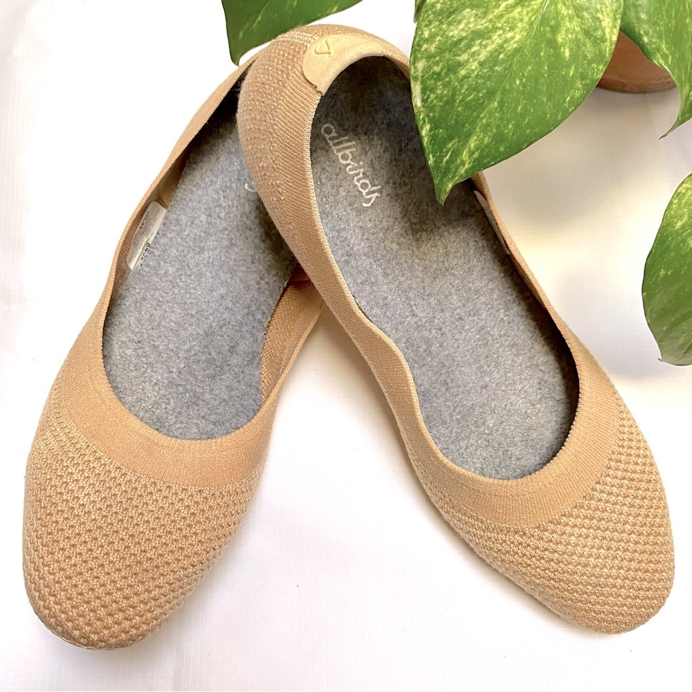 Allbirds Tree Breezers Flats Forage Tan size 10